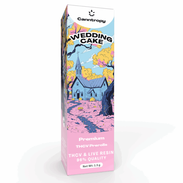 Canntropy THCV Prerolls Wedding Cake élő gyanta terpének