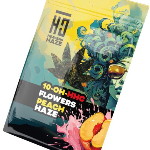 Heavens Haze 10-OH-HHC Flowers Peach Haze