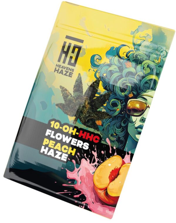 Heavens Haze 10-OH-HHC Flowers Peach Haze