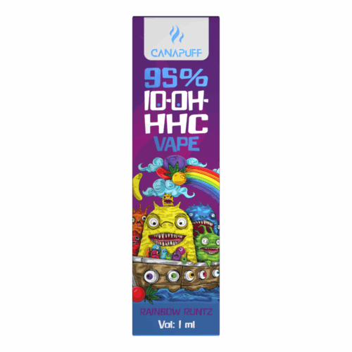 CanaPuff 10-OH-HHC eldobható Vape Pen Rainbow Runtz