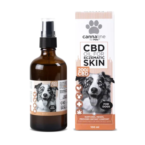 Cannaline CBD olaj ekcémás bőrre kutyáknak
