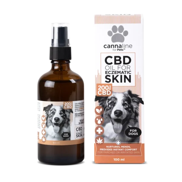 Cannaline CBD olaj ekcémás bőrre kutyáknak