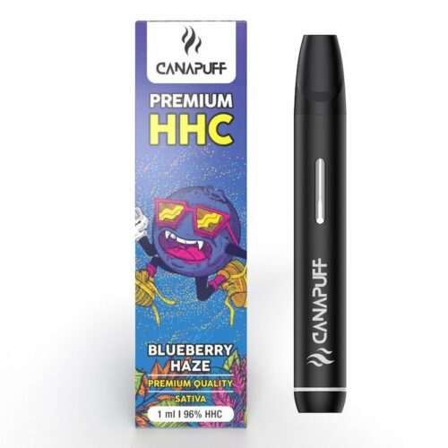 CanaPuff áfonyás köd 96 % HHC - Egyszer használatos vape toll