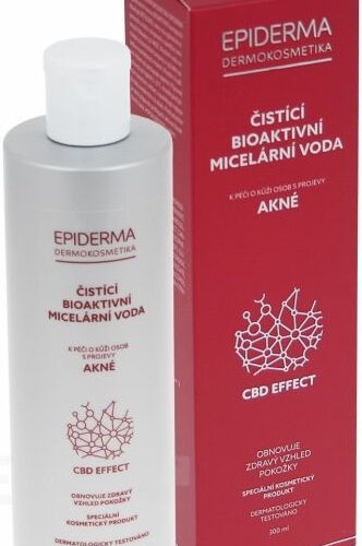 Epiderma bioaktív CBD micellás víz pattanások ellen