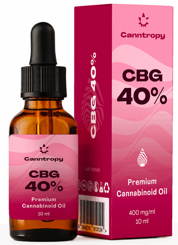 Canntropy CBG prémium kannabinoid olaj - 40%