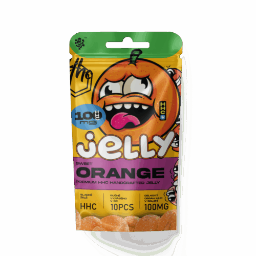 Czech CBD HHC Jelly narancs 100 mg