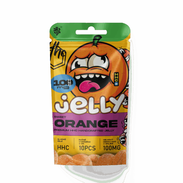 Czech CBD HHC Jelly narancs 100 mg