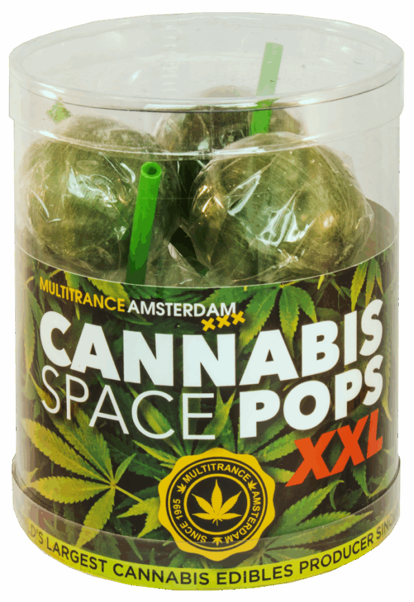 Cannabis Space Pops XXL ajándékdoboz (6 nyalóka)