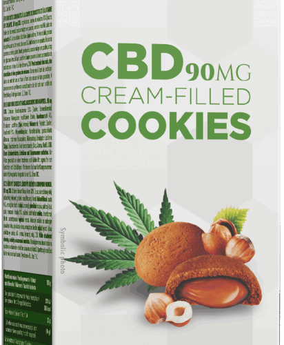 MediCBD Mogyorós krémmel töltött sütemény (90 mg)