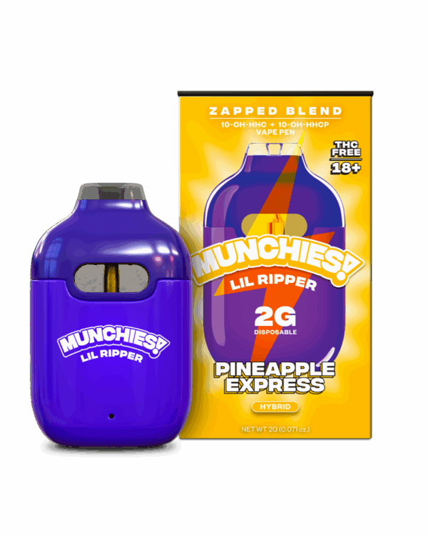 Delta Munchies 10-OH-HHC/10-OH-HHCP Lil Ripper Vape Pen Pineapple Express