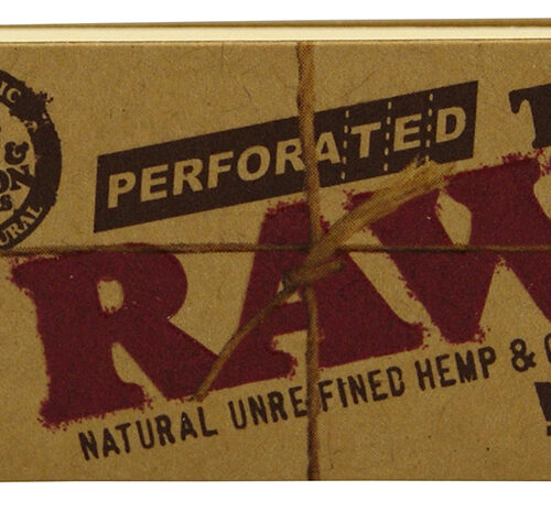 RAW Perforált Széles Tippek Fehérítetlen széles szűrők