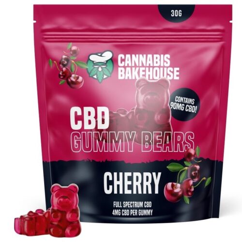 Cannabis Bakehouse CBD Gummi Bears - Cseresznye