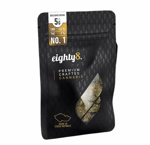 Eighty8 CBD kender Virág Nem. 1 - 1 a  címre 5 gramm 5 gramm