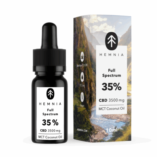 Hemnia Teljes spektrumú CBD MCT kókuszolaj 35%