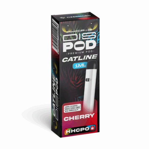 Czech CBD HHCPO CATline Vape Pen disPOD Cherry