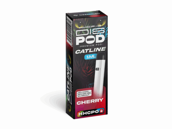 Czech CBD HHCPO CATline Vape Pen disPOD Cherry
