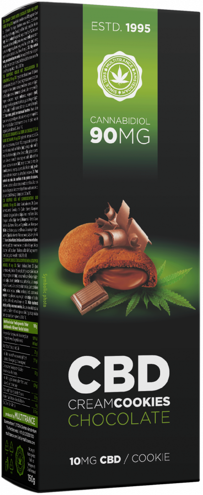 CBD csokikrémes kekszek (90 mg)