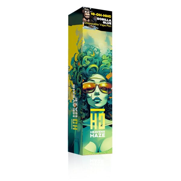 Heavens Haze 10-OH-HHC eldobható Vape Pen Gorilla ragasztó