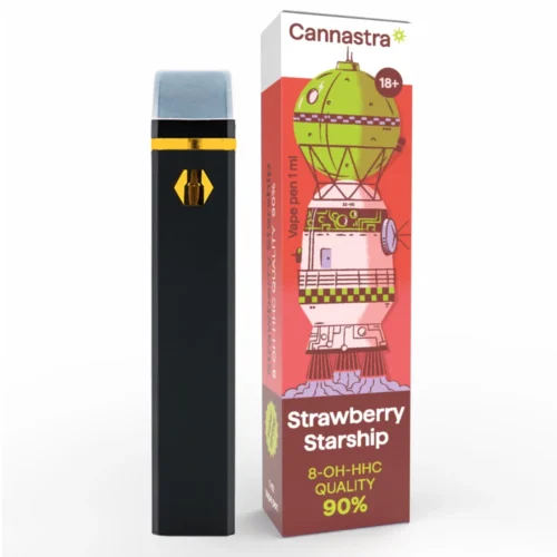 Cannastra 8-OH-HHC Vape Pen Strawberry Starship