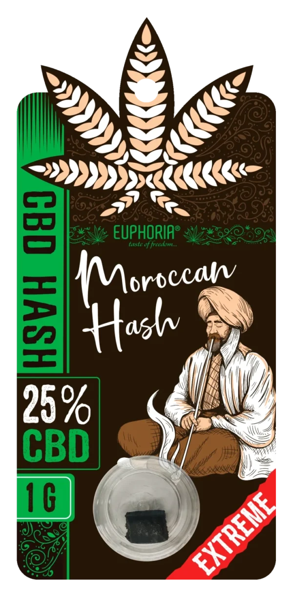 Euphoria CBD Hash Marokkói 25% CBD