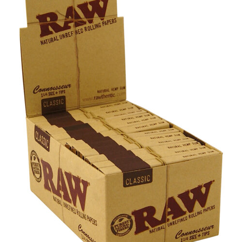 RAW Fehérítetlen klasszikus rövid Connoisseur papírok