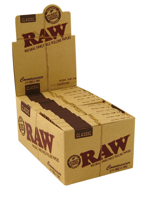 RAW Fehérítetlen klasszikus rövid Connoisseur papírok