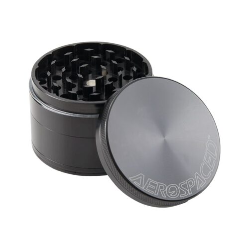 Daráló Aerospaced (4 részes) 63 mm - Fekete
