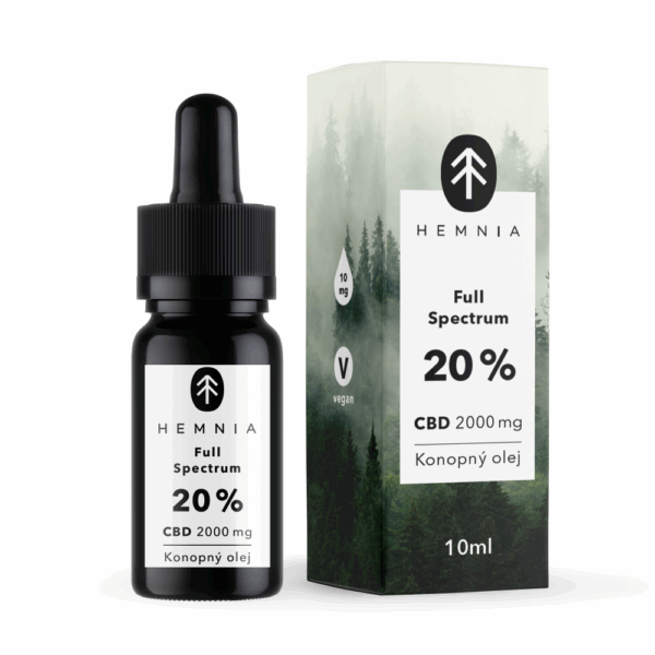 Hemnia Teljes spektrumú CBD kenderolaj 20%