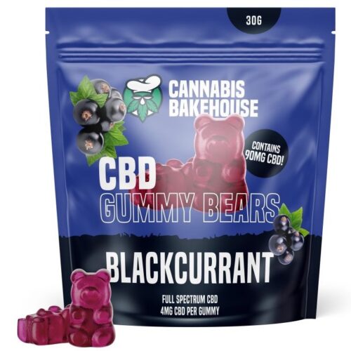 Cannabis Bakehouse CBD Gummi Bears - Feketeribizli