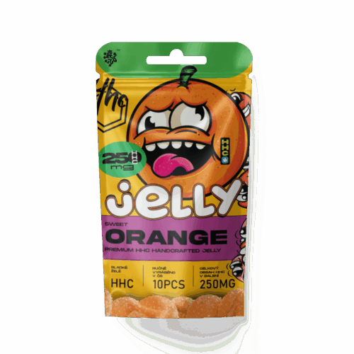 Czech CBD HHC Jelly narancs 250 mg