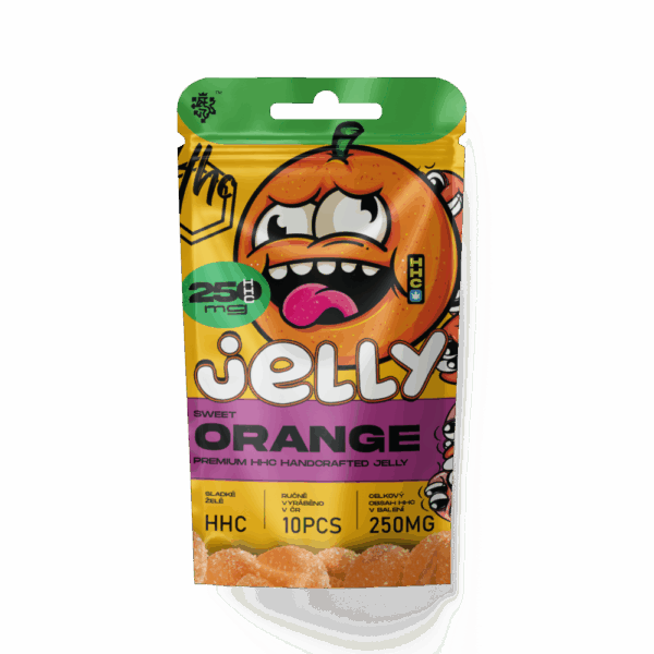Czech CBD HHC Jelly narancs 250 mg
