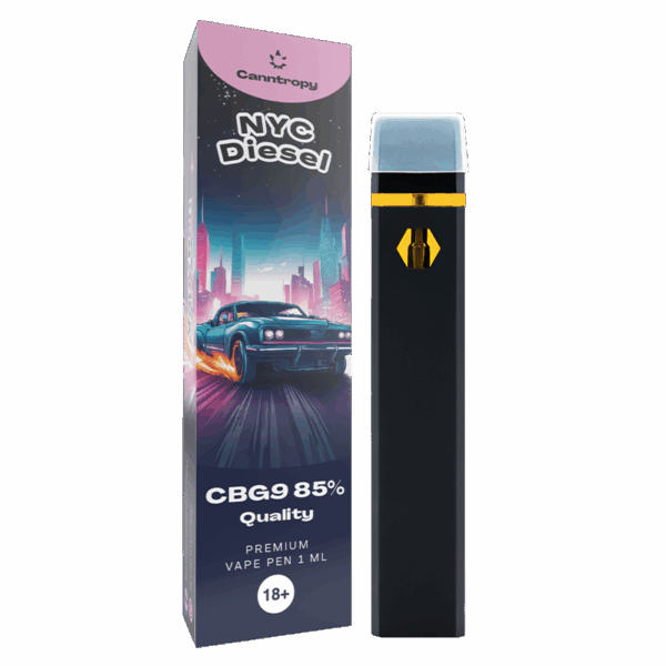 Canntropy CBG9 eldobható Vape Pen NYC Diesel