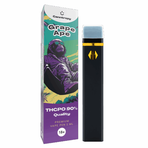 Canntropy THCPO eldobható Vape Pen Grape Ape