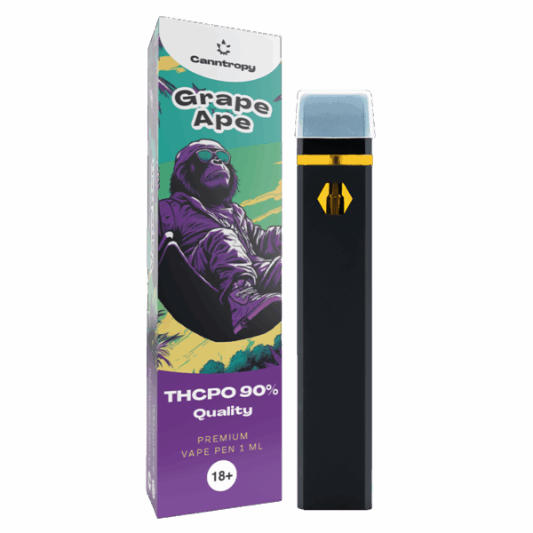 Canntropy THCPO eldobható Vape Pen Grape Ape