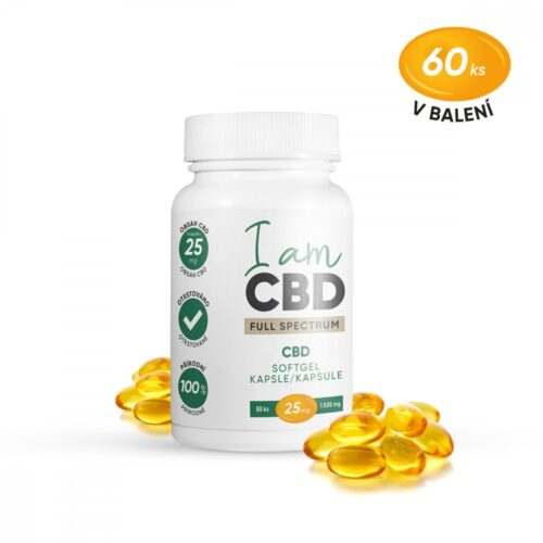 I Am CBD Teljes spektrumú CBD kapszula 1 500 mg