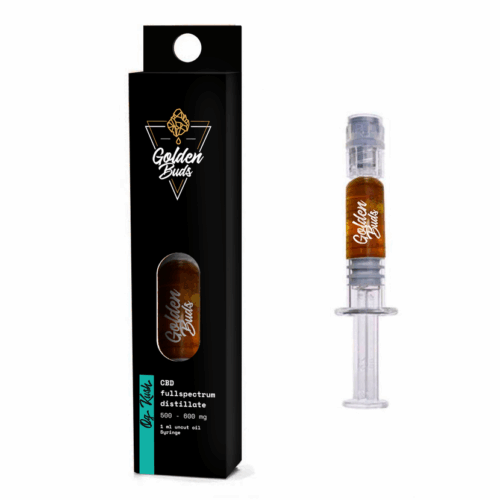 Golden Buds CBD koncentrátum OG Kush fecskendőben