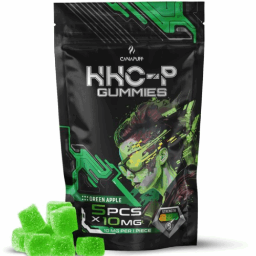 CanaPuff HHCP Gummies Green Apple