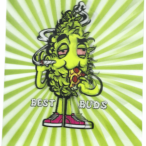 Best Buds Mágneses 3D fedél nagy gurulós tálcához