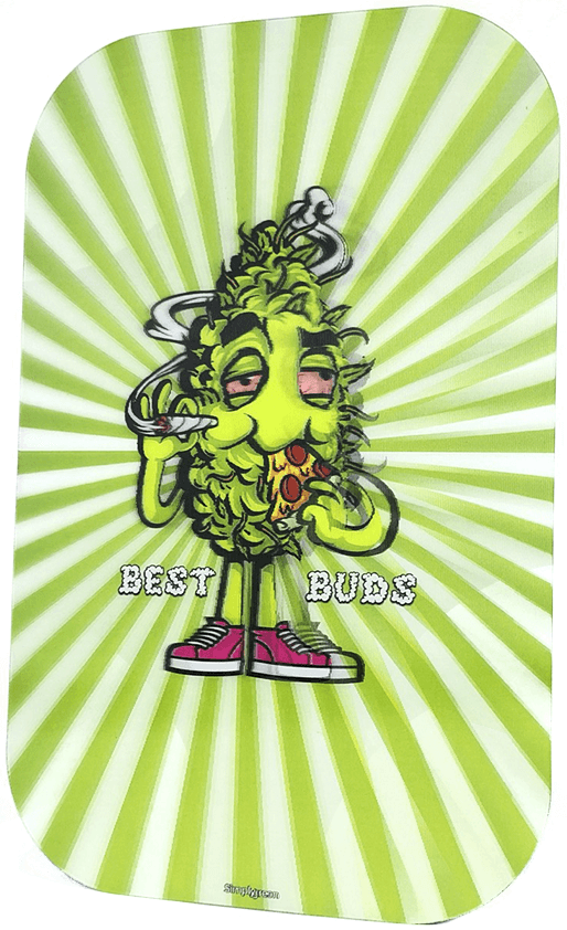 Best Buds Mágneses 3D fedél nagy gurulós tálcához