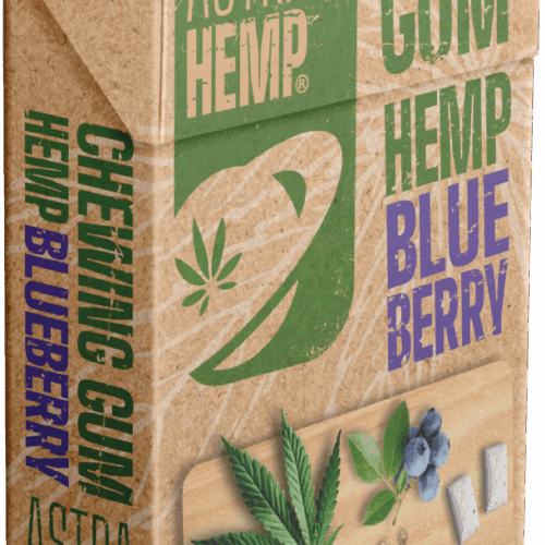 Astra Kender Blueberry Cannabis rágógumi (cukormentes)