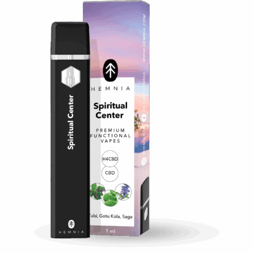 Hemnia Prémium Funkcionális H4CBD és CBD Vape Pen Spirituális Központ - 50% H4CBD
