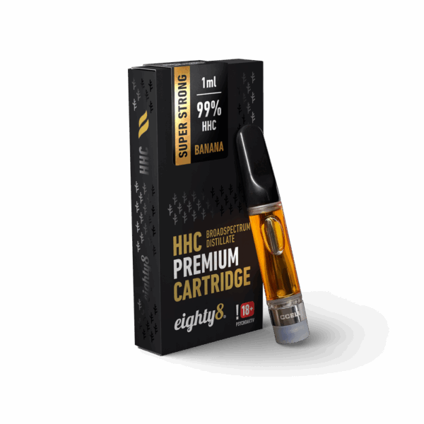Eighty8 HHC kazetta Banán - 99 % HHC