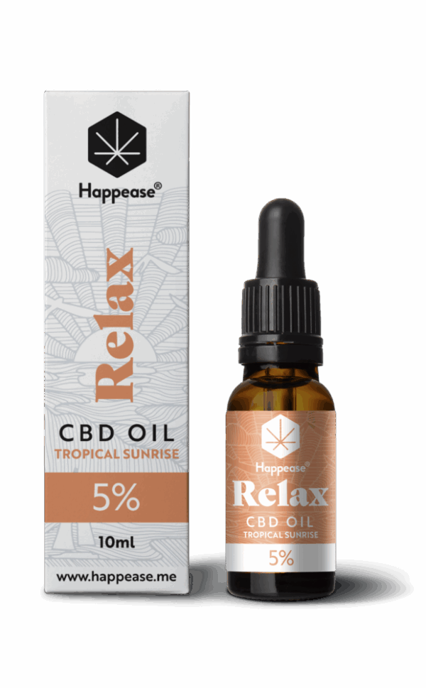Happease Relax CBD Oil Tropical Sunrise