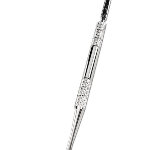 Rozsdamentes acél szerszám spatula és lapos vége 121 mm