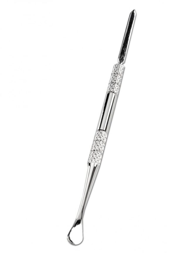 Rozsdamentes acél szerszám spatula és lapos vége 121 mm