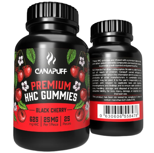 CanaPuff HHC Gummies Black Cherry