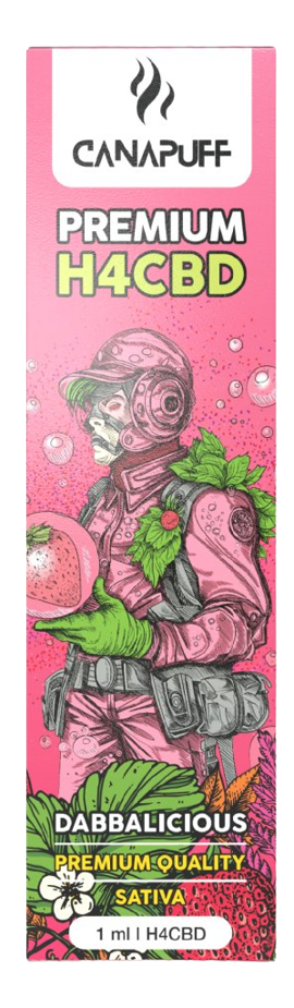 CanaPuff Dabbalicious 96 % H4CBD - Egyszer használatos vape toll