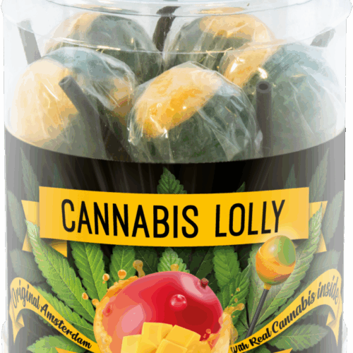 Cannabis Mango Kush nyalókák – ajándékdoboz (10 nyalóka)