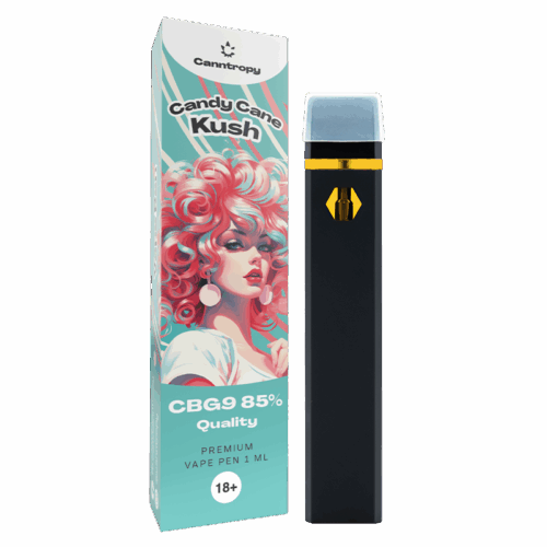 Canntropy CBG9 eldobható Vape Pen Candy Cane Kush