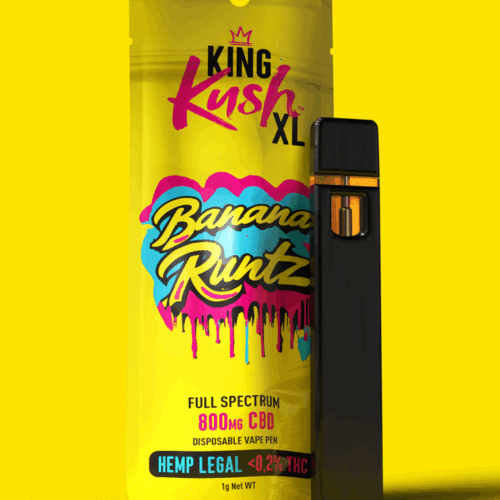 King Kush XL CBD Vape Pen Banana Runtz